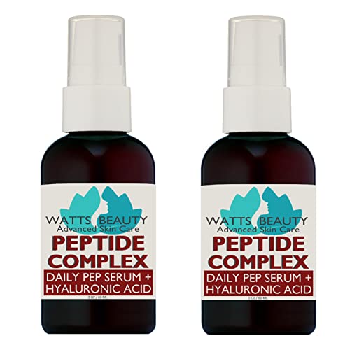 Watts Beauty Peptide Anti-Age Serum za lice - peptidi za povećanje hijaluronske kiseline i kolagena dnevni polipeptidni kompleks za