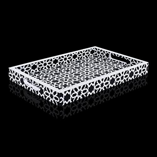 Rukovodičke kućne dekorativne ladice Osmanska ladica za kupaonicu Vanity Coffee stol parfem Tray - 11x17, Shiraz Grande, pokloni za
