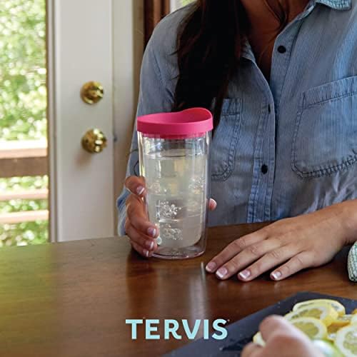 Tervis Made in USA Fiesta izolovana čaša sa dvostrukim zidovima održava piće hladnim & vruće, 16oz-2pk, sunčane tačke