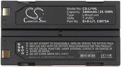 Cameron Sino baterija za TELXON TSC1 Kolektor podataka P / N: 3400mAh / 25.16Wh Li-Ion