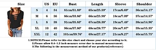 Ženski Vrhovi Labave Ženske Ljetne Mode Kratki Rukav V Vrat Rebrasta Košulja Top Ljetna Jednobojna Radna Bluza Plus
