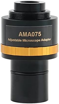Gfonix Adapter za mikroskop 0,37 X 0,5 X 0,75 X elektronski mikroskop sa fokusom, 23,2 mm video mikroskop kamera sa mikroskopom oprema
