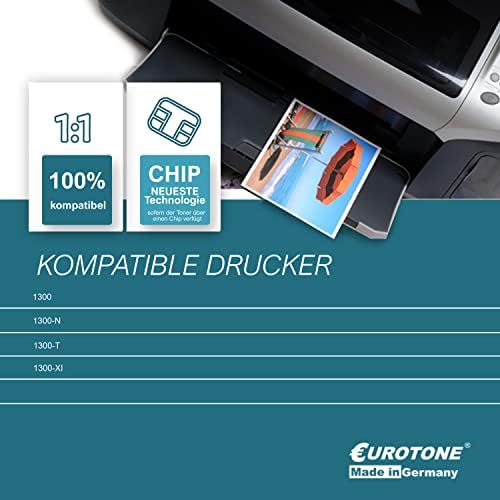 Eurotone prah za punjenje + čip za HP 1300T 1300N 1300XI Fills Q2613X 13x