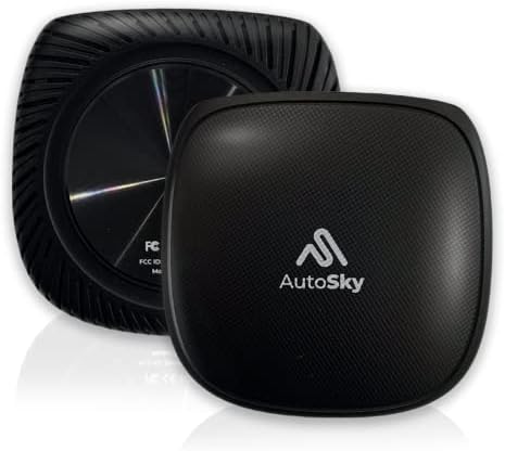 AutoSky CarPlay Ai Box Android 12.0, 4GB RAM 64GB Adapter za skladištenje sa Netflix, YouTube, Hulu, Disney, Ai Box CarPlay, Magic