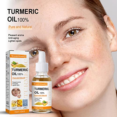 Turmeric Dark Sp-ot Corrector Seru-m high Gloss Skin Care Moisturizing Repair Serum 10ml