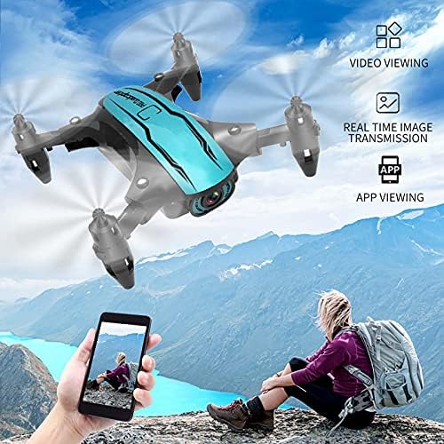 GoolRC Mini Drone Sa 480p kamera za djecu, Cs02 WiFi FPV Drone, sklopivi RC Quadcopter sa 360° Flip, Track let, visina čekanje, bezglavi