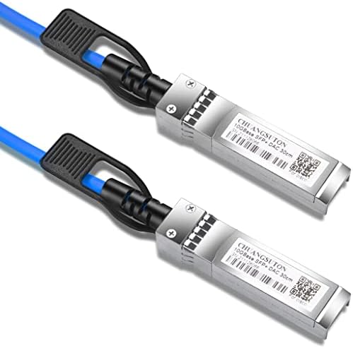 CHUANGSUTON plava 10G SFP+ DAC pasivni direktno priložiti bakar kabl za Intel XDACBL0. 5M Ethernet 10GbE 10Gb / s SFP+ SFP+ DAC 0.5