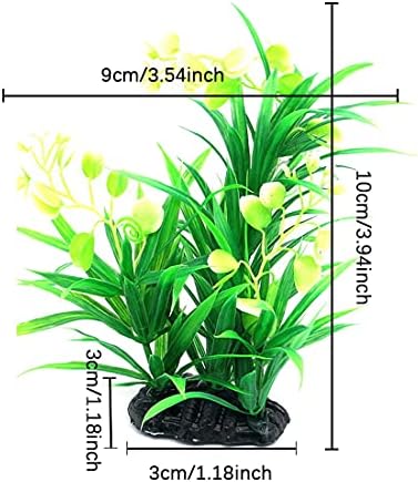 Umjetni zeleni plastični akvarijum biljke dekoracije dodatna oprema akvarijumski ukrasi sigurni za sve ribe i kućne ljubimce