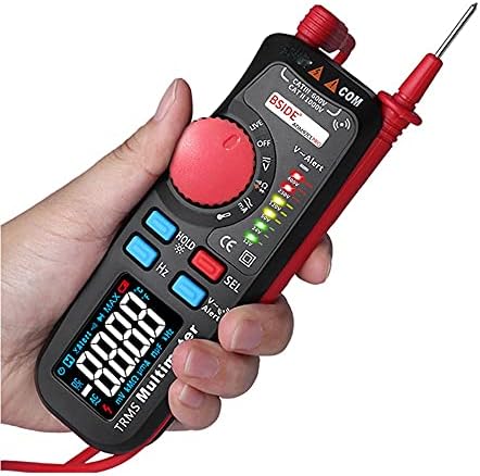 Zyzmh Dual Mode Multimeter Digitalni voltmetar boja Prikaz indikatora napona TRENUTNI KAPACITACIJSKI TERETER baterije