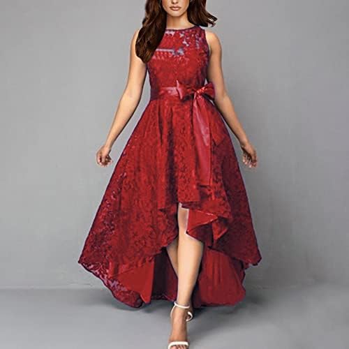 Ženska elegantna seksi ljeta 2023 vjenčani koktel haljina za koktel prom sandors čipka maxi haljina