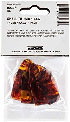 Dunlop Thumbpick Plastic Shell Ext. XL. 4 računati.