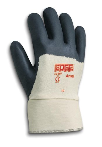 ANSELL Edge 40-607 FOAM Nitrilska rukavica visoke temperature, dlan obložena na blokadom pletenu pločicu, x