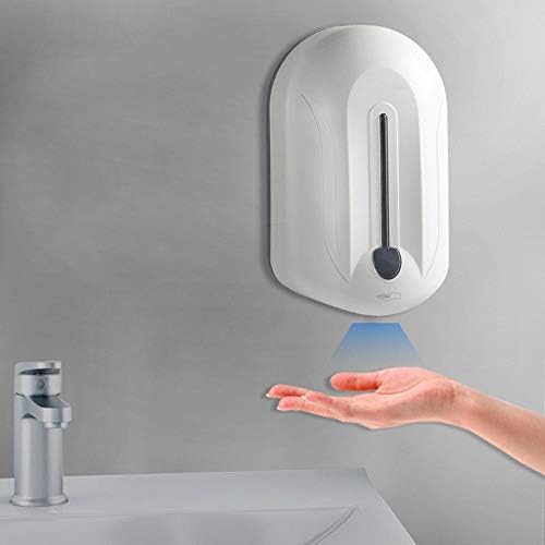Cnnrug sapun 1000ml Bijeli automatski indukcijski sapuns Dispenser Hotel Zidni bez kontaktnih raspršivača sprej za sprej za čišćenje