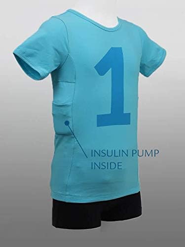 Anaps dječji dijabetes majica s džepovima za inzulin pumpu