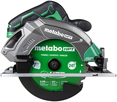 Metabo HPT 18v MultiVolt™ Akumulatorska kružna testera| 7-1/4-Samo inčni nož / alat-bez baterije | LED radnog svjetla | puhala prašine