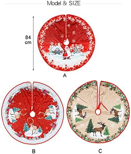 GFDFD 25inch božićno drvsko suknje ukrase božićne ukrase drvca donji ukras tkanina Xmas suknja