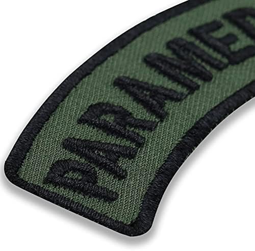 Paramedicinski taktički moralni zakrpa američka vojska vojska šiva naljepnica za vojnicu za vojnu odjeću | Taktička moralna tkanina