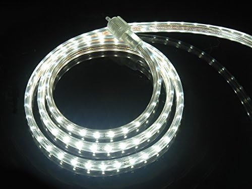 Cbconcept Ul na listi, 50 stopa, 5500 lumena, 6000k čisto bijela, Prigušiva, 110-120V AC fleksibilna ravna LED traka za užad, 930