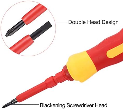 Odvijač 7kom Scerwdriver Set Occus/Tri-Point / u-tip Dvostruka glava 8 u 1 izolirani odvijač popravak ručni alati -