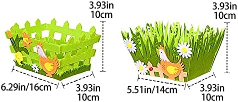 Kroočni vrtni statuu Uskrsni ukrasi Uskrs netkane košare Uskršnje ukrase Početna Dekoracija Božićni ukrasni korpi ukras za božićna