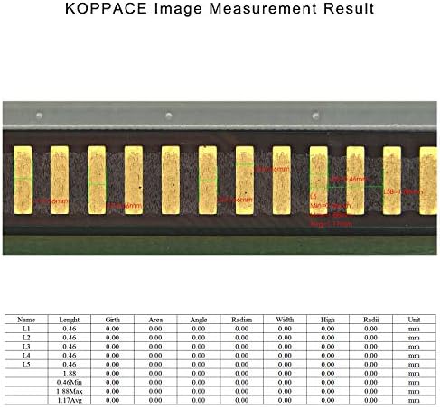 KOPPACE 20x-200x 4k HD Merni elektronski mikroskop nosač unakrsne ruke može snimiti Video za čuvanje podataka o merenju obrasca