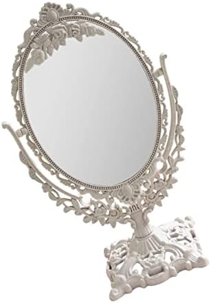 Dekor za artibetter Travel Makeup Mirror 3 komada Vintage šminker Vintage Okretna ispraznost Ogledalo Stoltop Makeup Mirror Povećanje