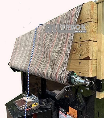 Ručni Crank 7 'X 12' Tarp valjak sa crnim mrežama za kiper ili prikolice za kamion od svih kamiona