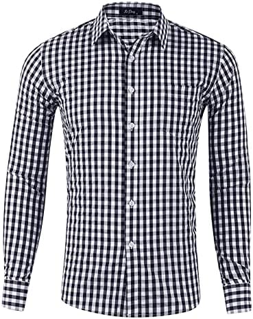 Muška majica Pleteni majica s dugim rukavima Proljeće Jesen polo ovratnik revel formalna majica za poslovne radne majice