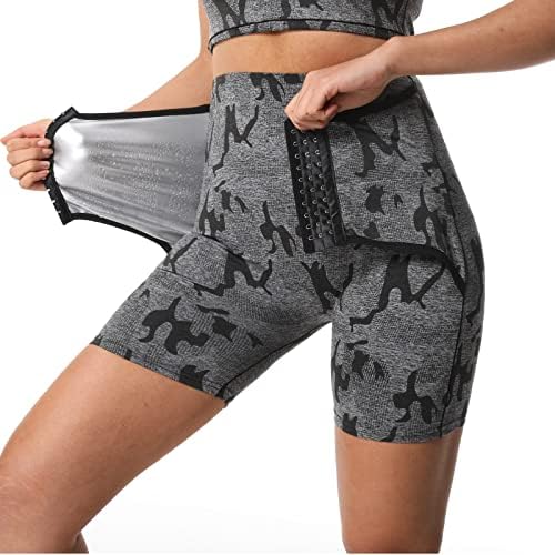 Eodnsofn Shaper pantalone za žene Waist Trainer za saunu odijelo za treniranje znoja sa kontrolom stomaka