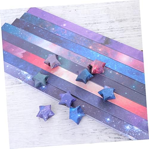 Stobok 540 listova 8 Lucky Star origami papir ručni obrtni listovi Napomena Confetti gradijent origami zvijezde papira Papir preklopi