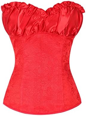 Bustier ženska boja blok srednjovjekovna gotika Flowy Wrap Tummy Control Bustier Shapewear Telo odijela Dame 34