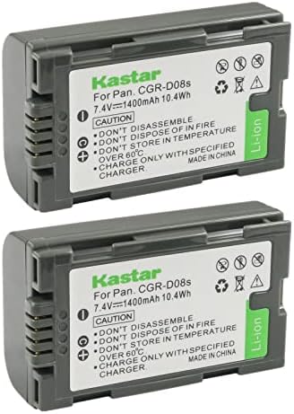 Zamjena baterije Kastar 2-Pack DZ-BP08 za Hitachi DZ-BP08, DZ-BP16, DZ-BP28 baterija, Hitachi DZ-MV208, DZ-MV208E, DZ-MV100, DZ-MV100E,