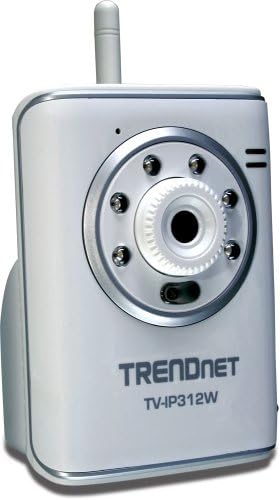 TrendNet Securview bežični dan / noć Internet nadzor Server kamere sa dvosmjernim audio TV-IP312W
