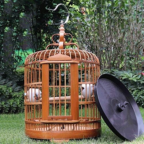 Xiaoheshop let kavez za ptice Bird Cage bambusove velike veličine kaveza ptica i druge ptice srednje veličine kućne potrepštine ptica