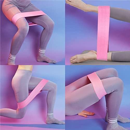 MIAYAYA 3kom trake otpora za noge stražnjice koje rade tkanine trake za plijen za žene muškarci oprema za vježbanje vježbanje trake