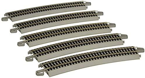 Bachmann Trains-Snap-Fit E-Z TRACK 26 radius CURVED TRACK-NICKEL SILVER Rail sa sivom cestom-HO Scale