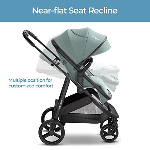 Mompush Wiz 2-u-1 konvertibilna kolica za bebe s massinet modom - sklopiva kolica za novorođenčad da bi se više istraživala kao porodica