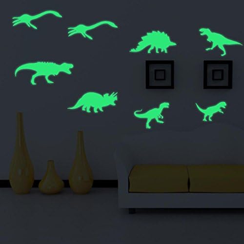 Svjetleće Naljepnice Za Zid Dinosaurusa U Malltopu Fluorescentni Poklon Za Uređenje Dječje Sobe