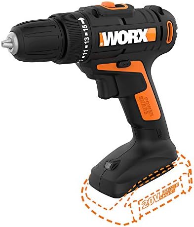 Worx WX101L. 9 20v Power Podijeli Akumulatorska bušilica & vozač