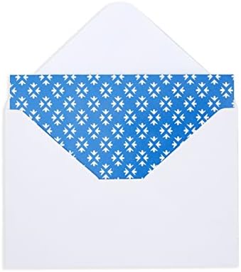 48-pakovanje plavih dopisnica i Set koverti, 4x6-inčne generičke zahvalnice za sve prilike za rođendane, poslovne godišnjice, 6 cvjetnih