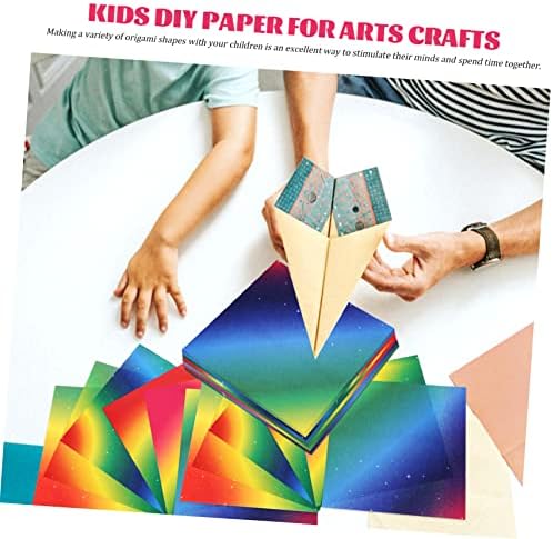 Exceart 1000 listova Šareni kvadratni zanati Projekti Preklopi djecu za umjetnost Ručno izrada Lako kolor ručno izrađene ruke Origami