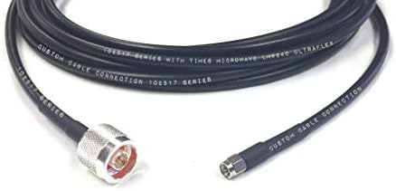10 stopa N muški na SMA muški puta mikrovalna LMR240 Ultraflex 50 Ohm RG8X kabl sastavljen prilagođenim kablovskim priključkom