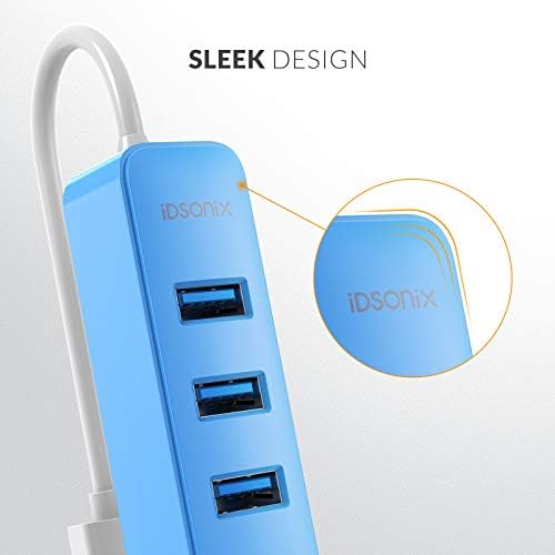 Idsonix USB HUB 3.0, 7 Port USB čvorište Splitter, USB čvorište za laptop, IMAC, površinski Pro, XPS, USB flash diskove, mobilni HDD,