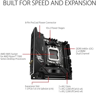ASUS ROG Strix B650E-i Gaming WiFi 6E Socket AM5 Ryzen 7000 Mini-ITX Gaming matična ploča