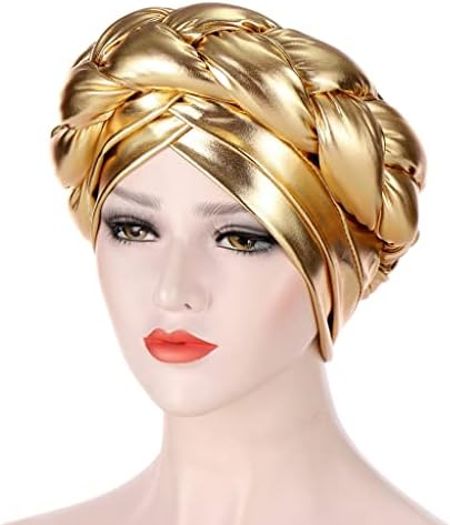 Sawqf modna svijetla svilena gruba prskanje pletenica turban hidžab šešir dama glava za žene za žene Pribor za kosu gubitak kose