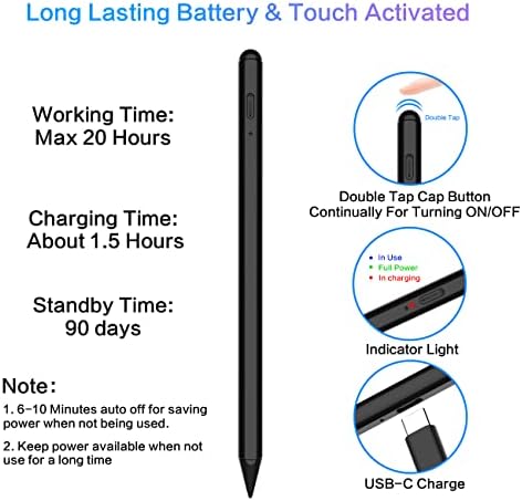 Olovka za iPad Apple iPad - olovka za ipad 9. 8. 6. generacija precizna olovka za odbacivanje dlana za 2018.-2011. Apple iPad Pro
