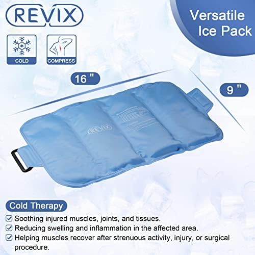 REVIX Ice Pack za povrede za višekratnu upotrebu i Ice Wrap za donji dio leđa, ramena, kuka, ruku