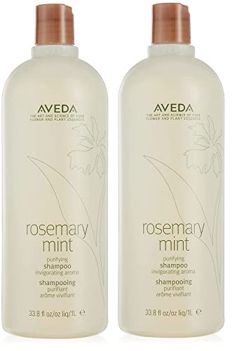 2 paketa AVEDA Rosemary Mint šampon za čišćenje 33,8 Oz litarski Set
