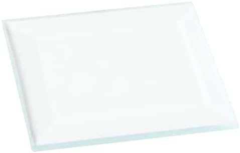 Plymor kvadratno 3mm prozirno Zakošeno staklo, 1,5 inča x 1,5 inča
