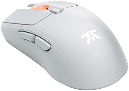 Fnatic vijak Bijeli bežični miš - Pixart 3370 senzor, 69g, WiFi i Bluetooth baterija, USB-C punjenje, Kailh GM 8.0 prekidači, 4 profila,